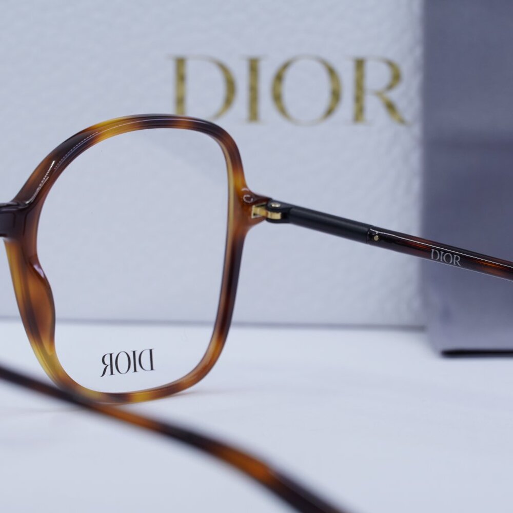 Dior MINI CD O B2I 2600 Eyeglasses Light Havana Frame 55mm - Lowest Price! - Picture 10 of 13